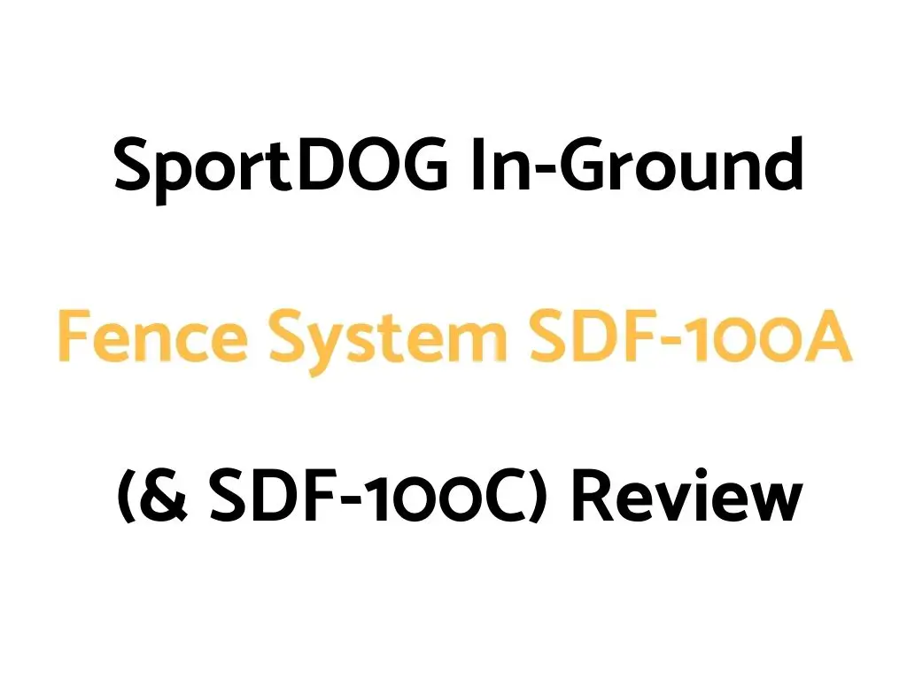 SportDOG In-Ground Fence System SDF-100A (& SDF-100C) Review