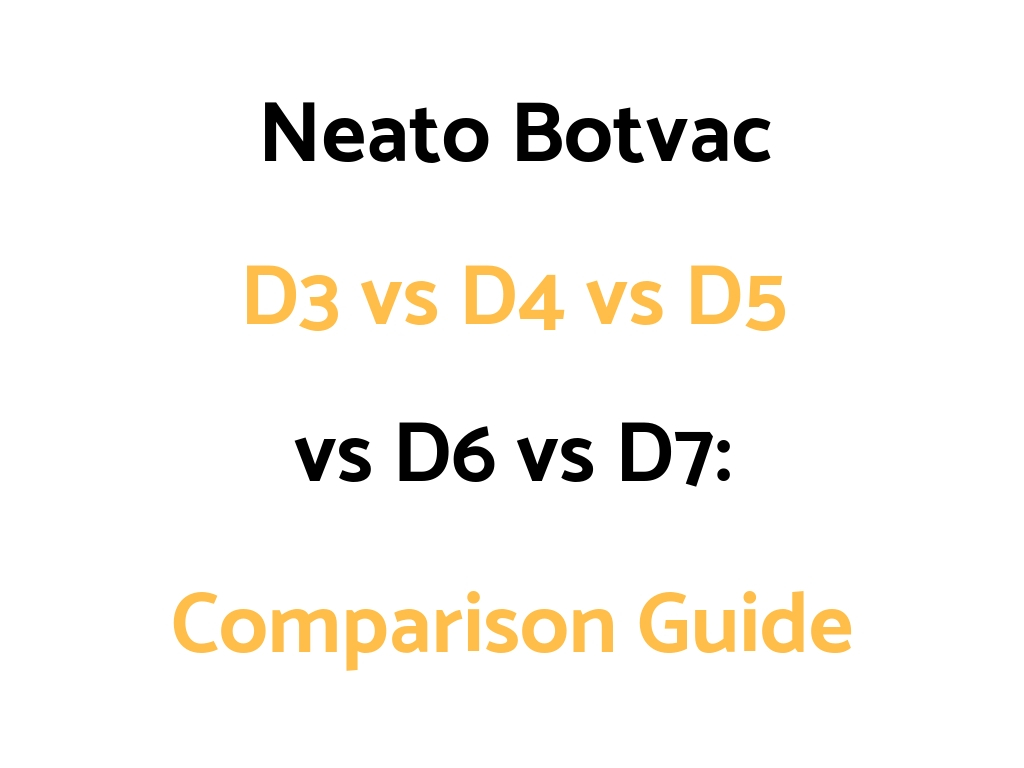 Botvac Comparison Chart