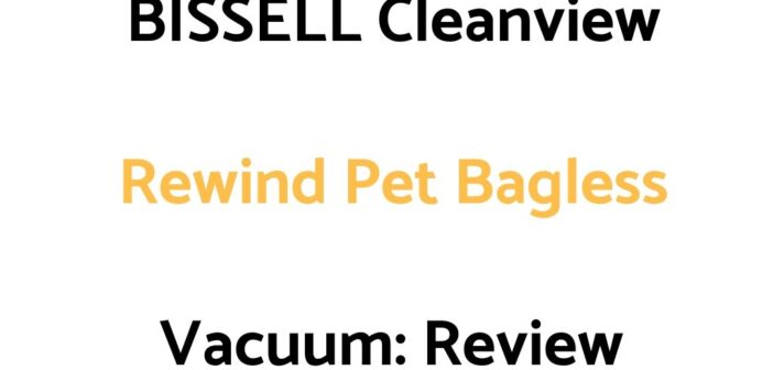bissell cleanview rewind pet bagless vacuum cleaner