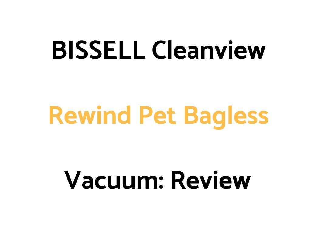 bissell cleanview rewind pet vacuum